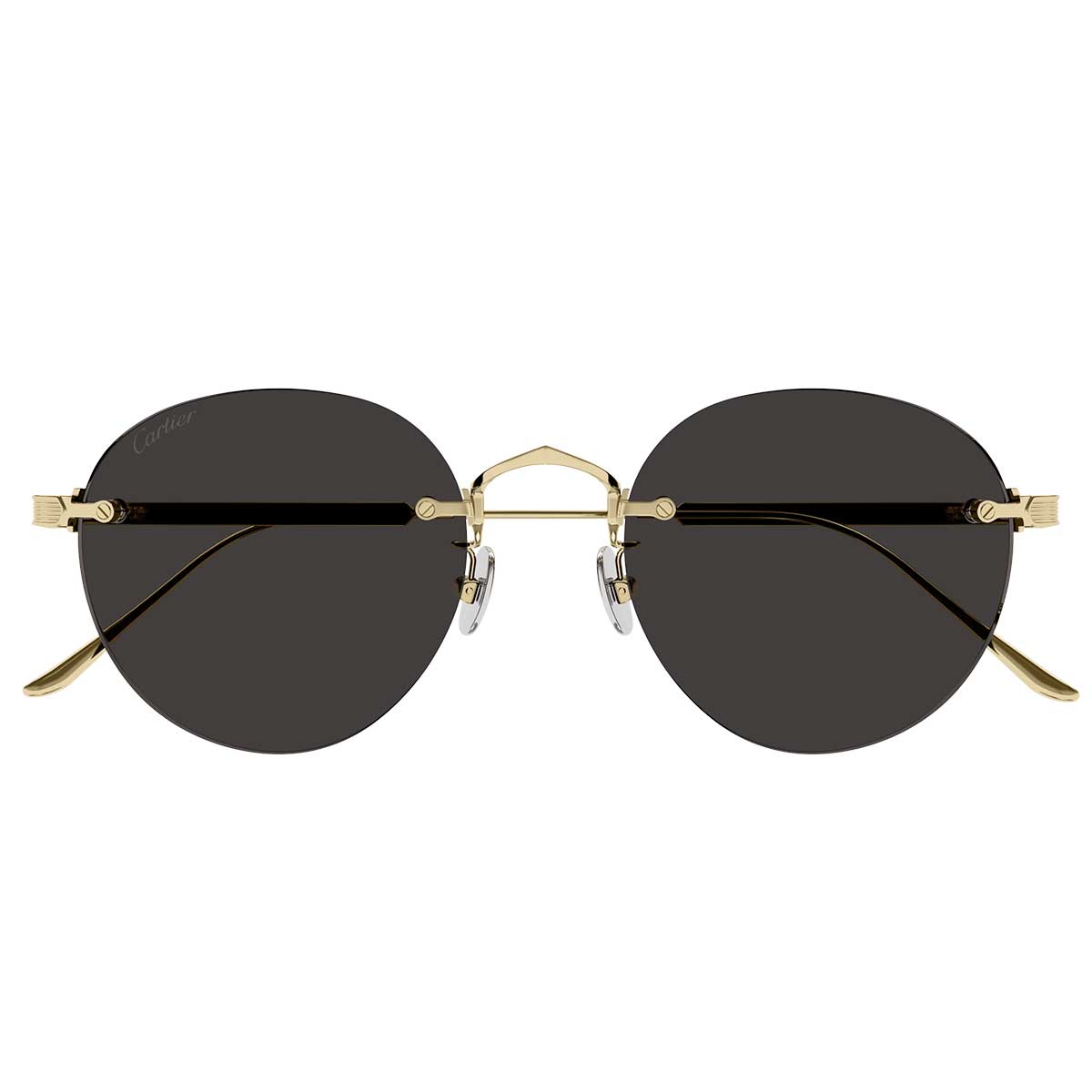 Cartier Occhiali da Sole CT0393S 002 Oro/Grigio Uomo