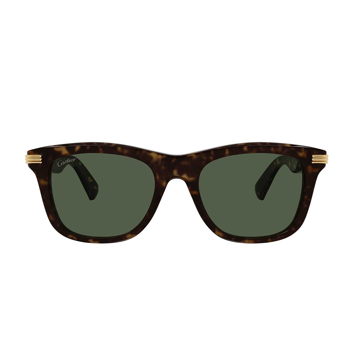 Cartier Occhiali da Sole CT0396S 002 Marrone/Verde Uomo 4
