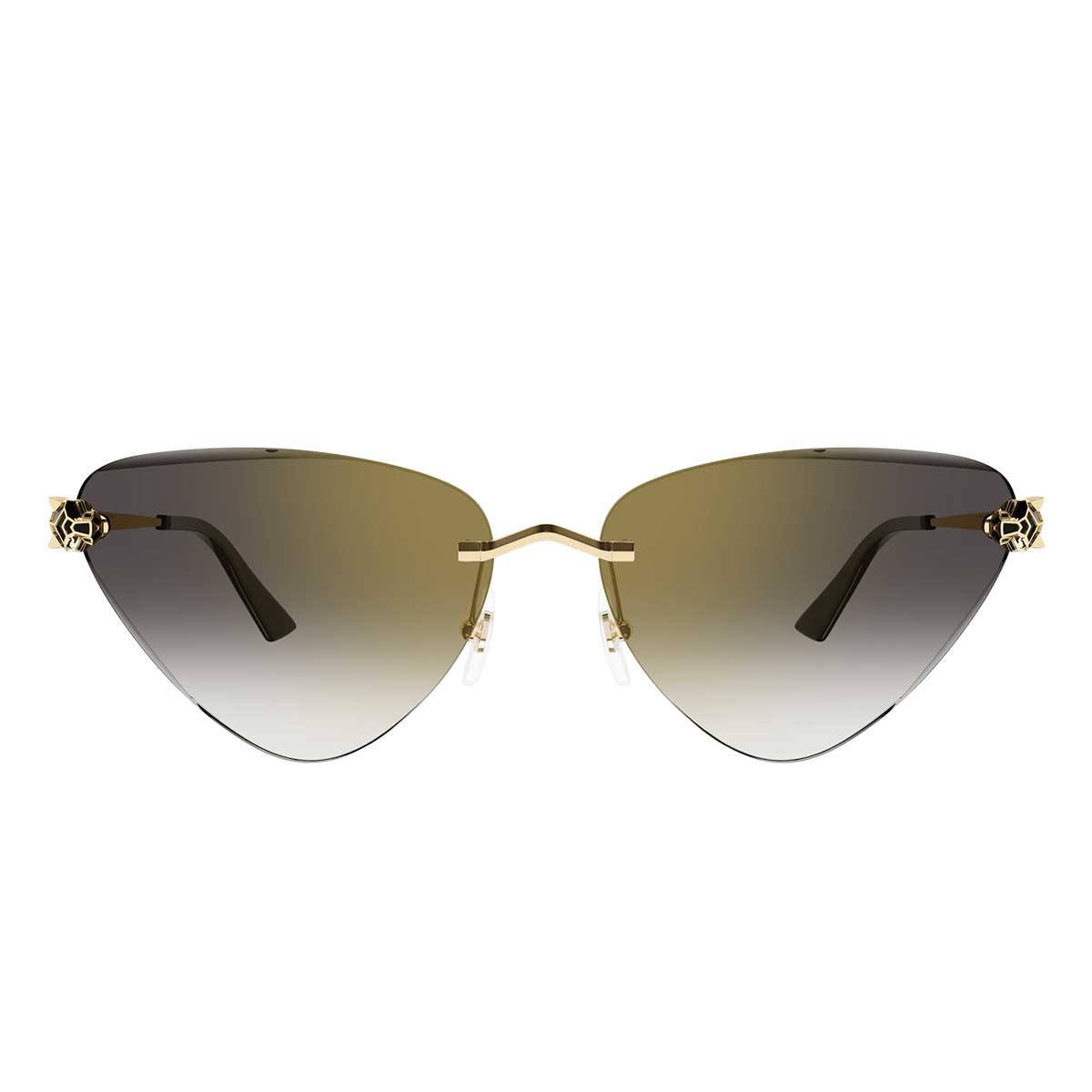 Cartier Occhiali da Sole CT0399S 001 Oro/Grigio Donna 4