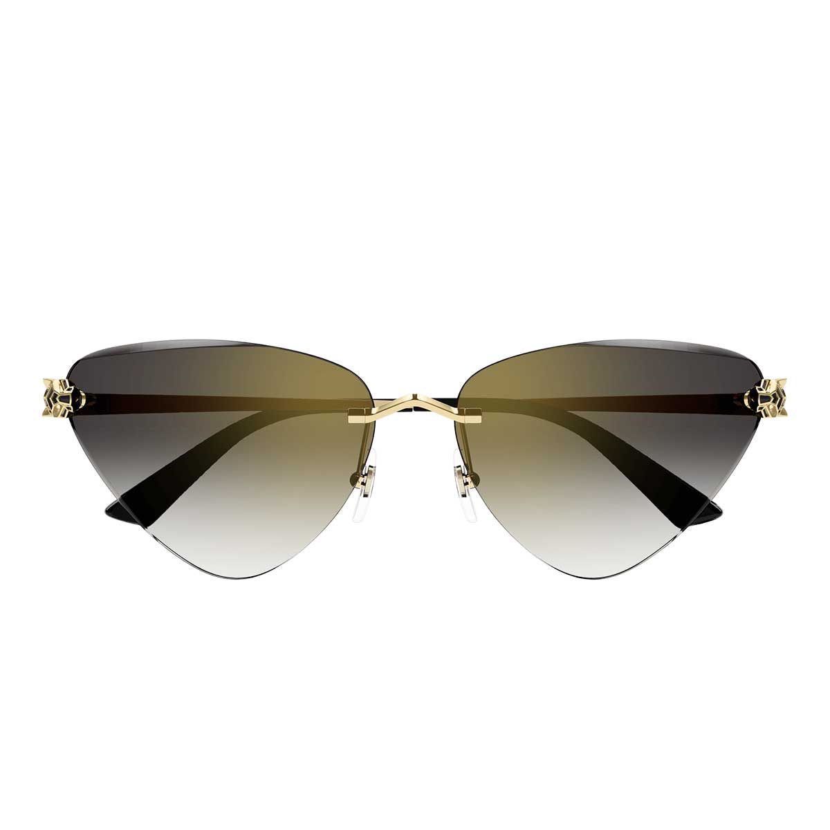Cartier Occhiali da Sole CT0399S 001 Oro/Grigio Donna