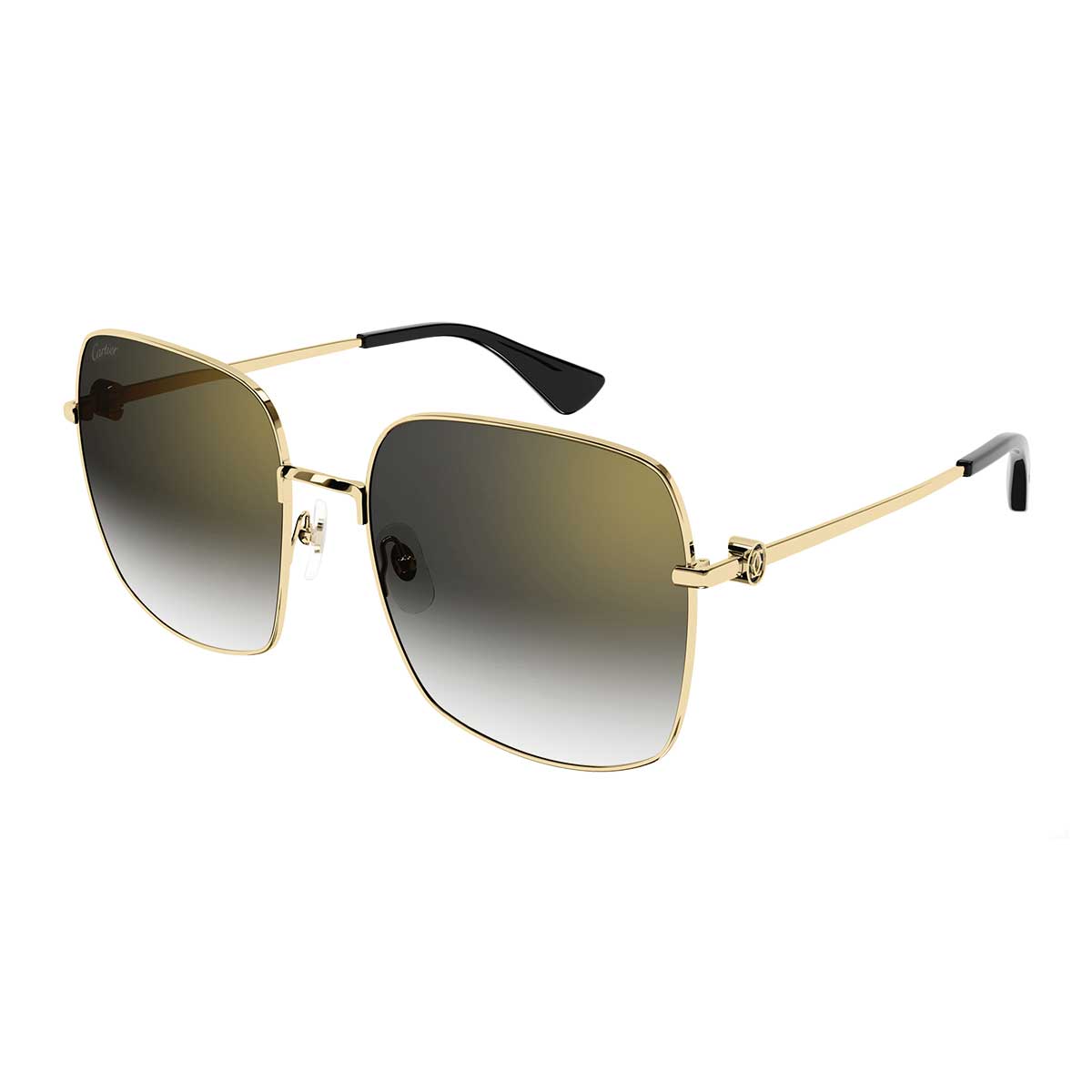 Cartier Occhiali da Sole CT0401S 001 Oro/Grigio Donna 2