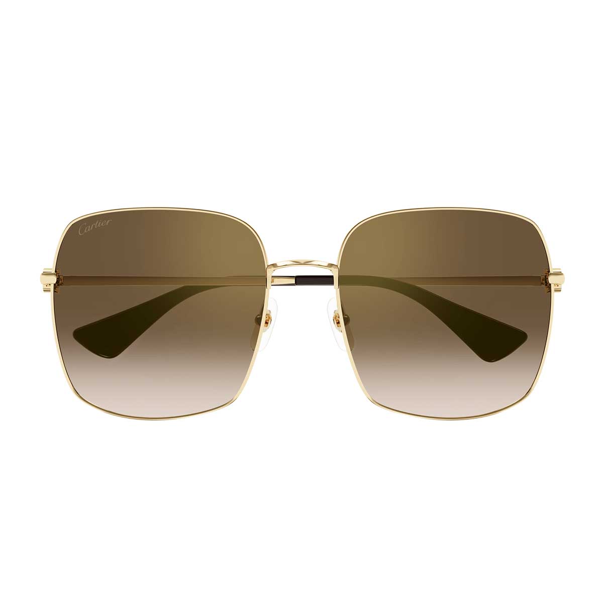 Cartier Occhiali da Sole CT0401S 002 Oro/Marrone Donna