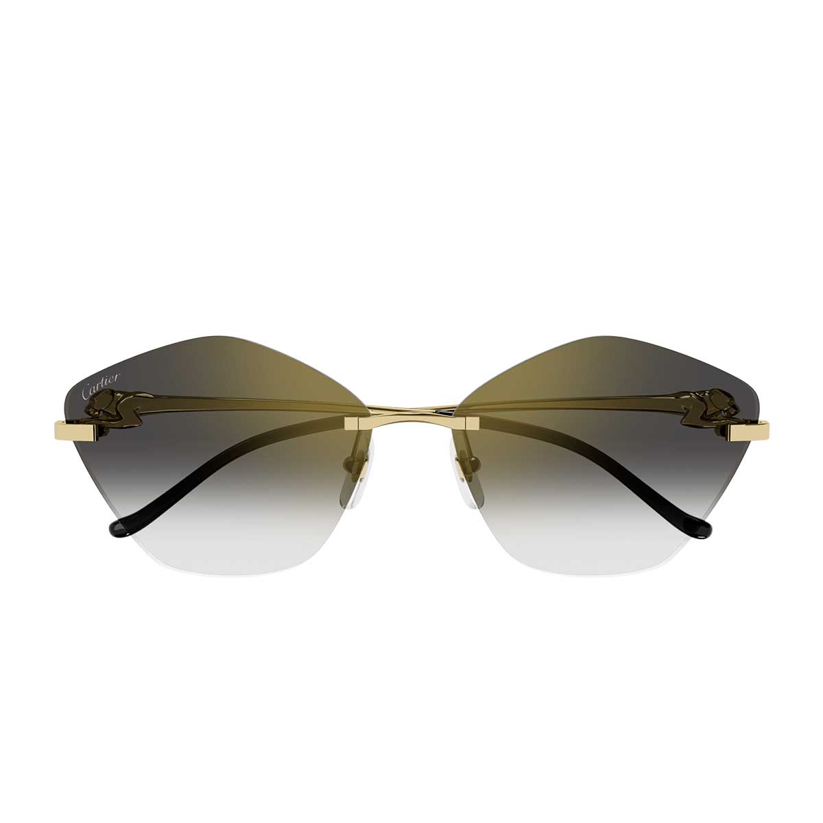 Cartier Occhiali da Sole CT0429S 001 Oro/Grigio Donna
