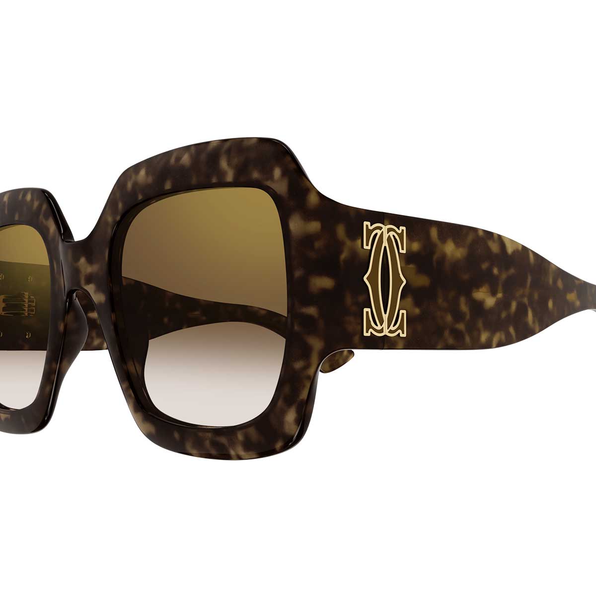 Cartier Occhiali da Sole CT0434S 002 Marrone/Marrone Donna 3