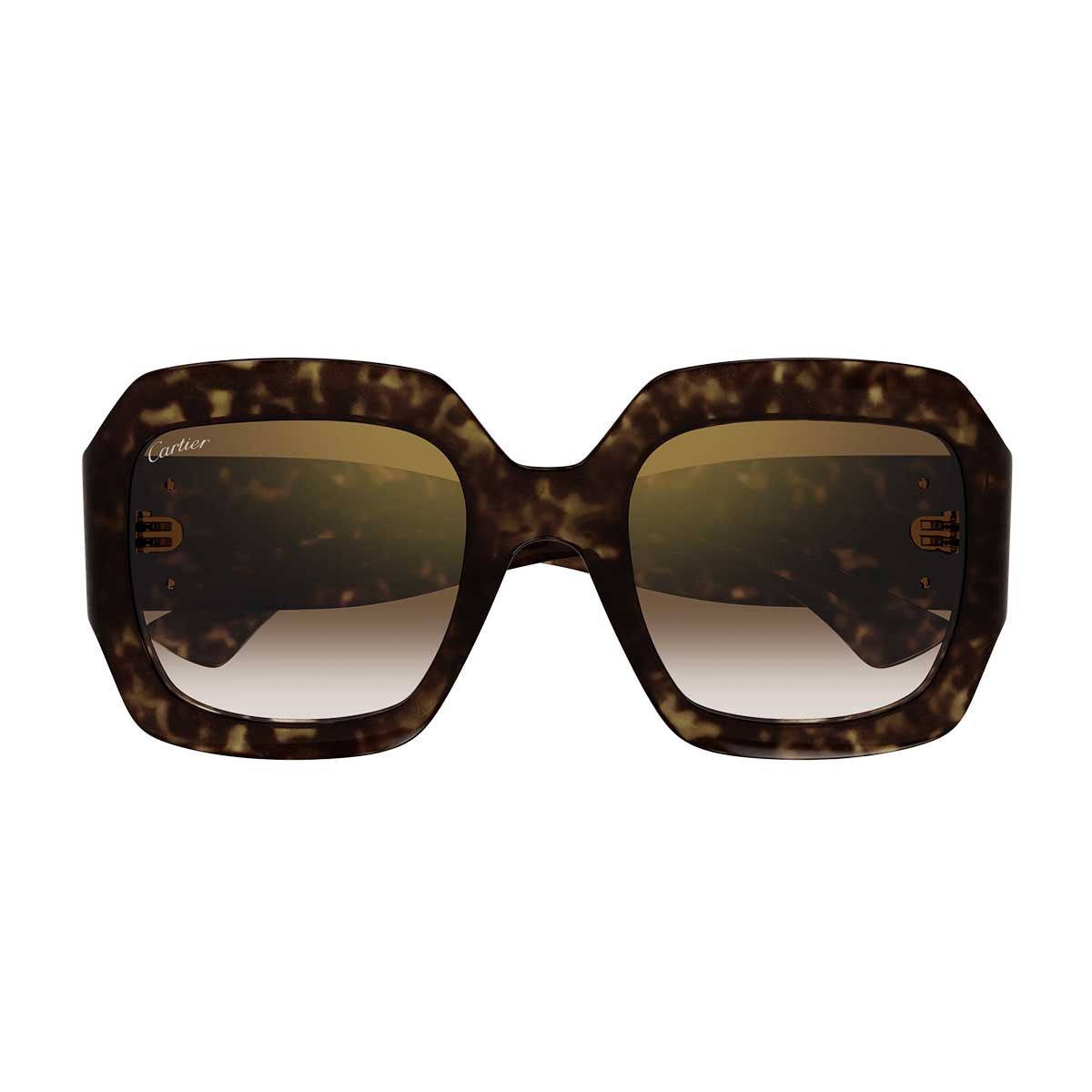 Cartier Occhiali da Sole CT0434S 002 Marrone/Marrone Donna