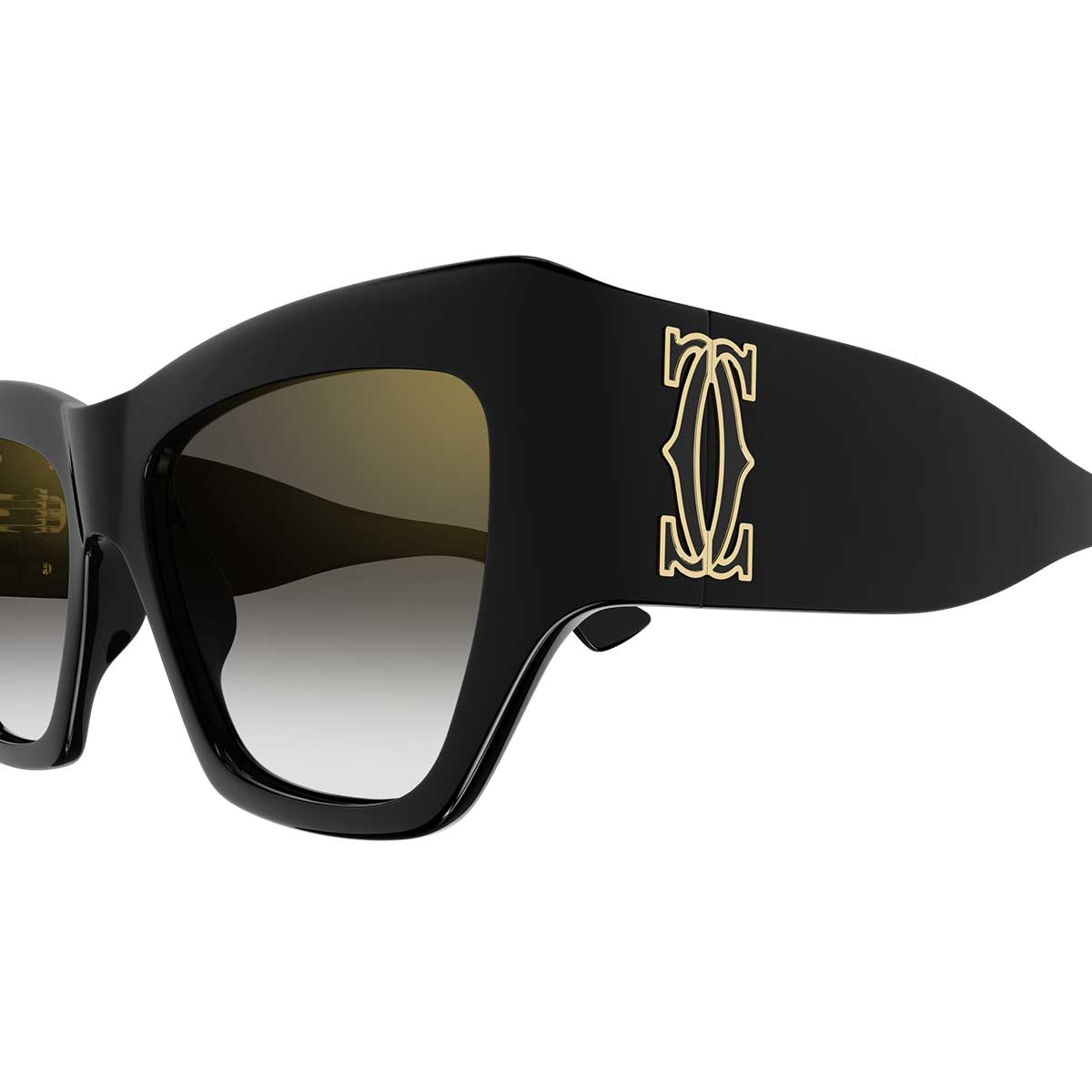 Cartier Occhiali da Sole CT0435S 001 Nero/Grigio Donna 3