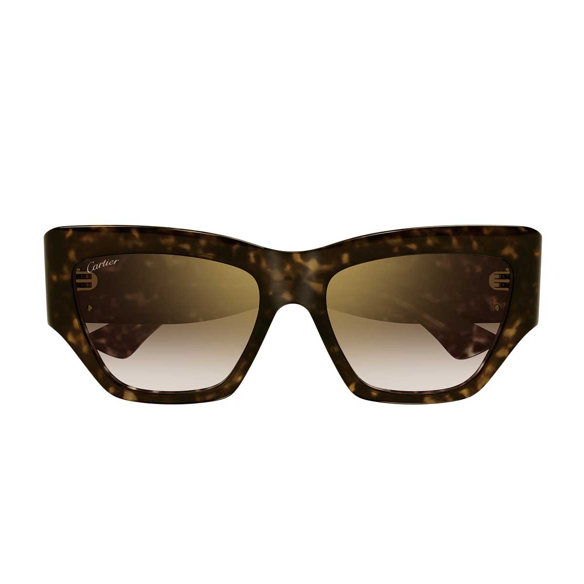 Cartier Occhiali da Sole CT0435S 002 Marrone/Marrone Donna