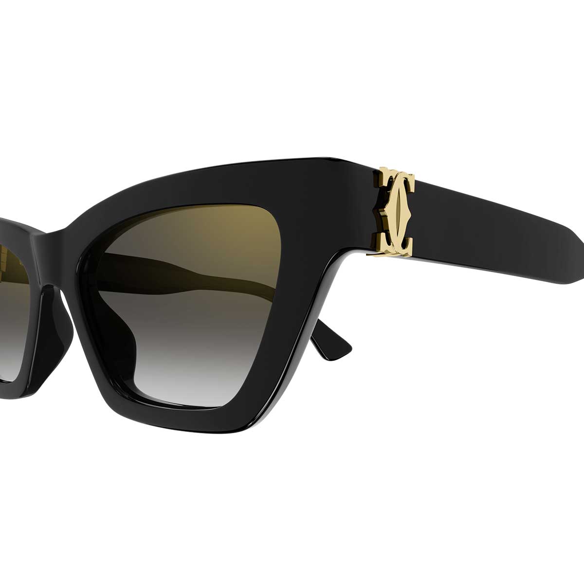 Cartier Occhiali da Sole CT0437S 001 Nero/Grigio Donna 3
