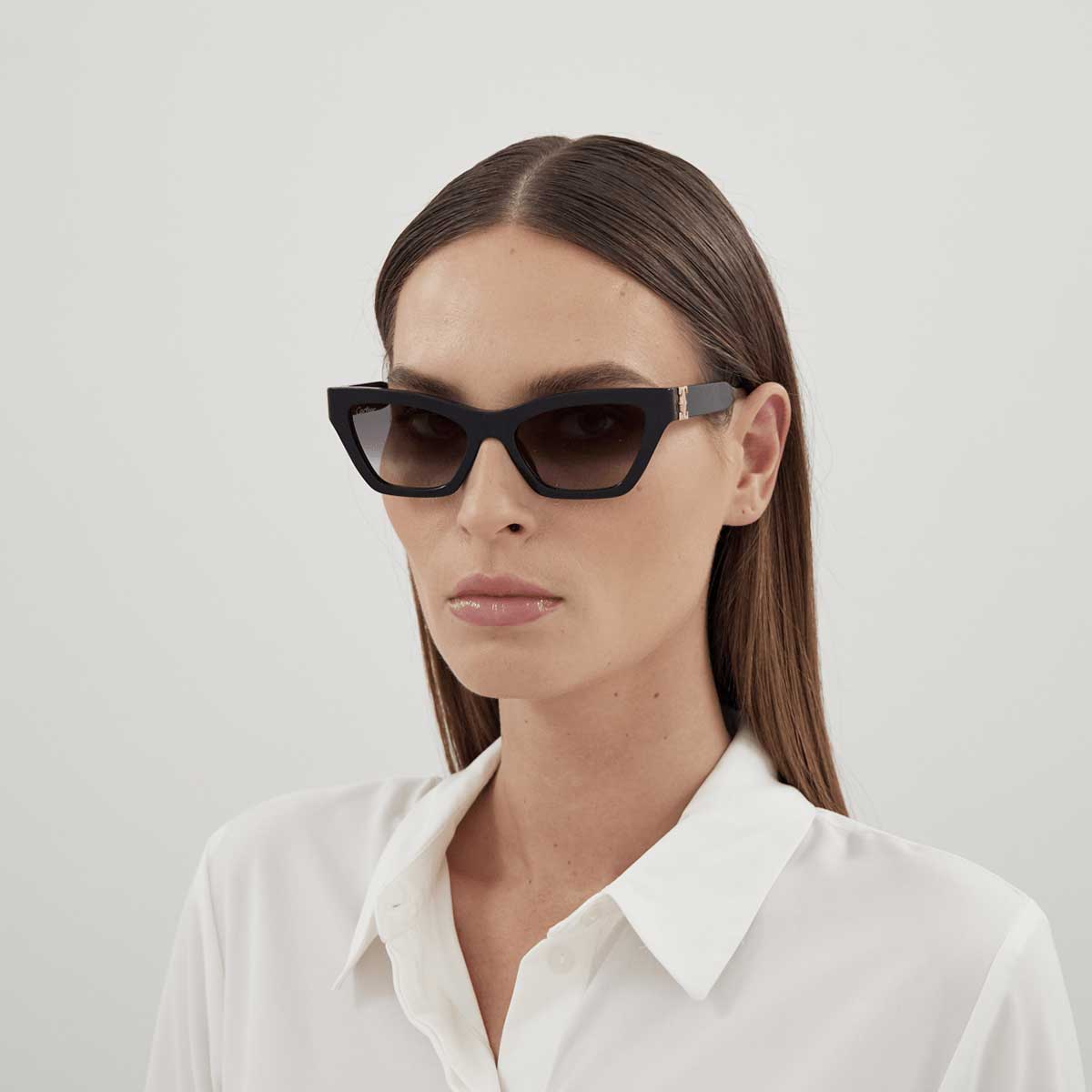 Cartier Occhiali da Sole CT0437S 001 Nero/Grigio Donna 4