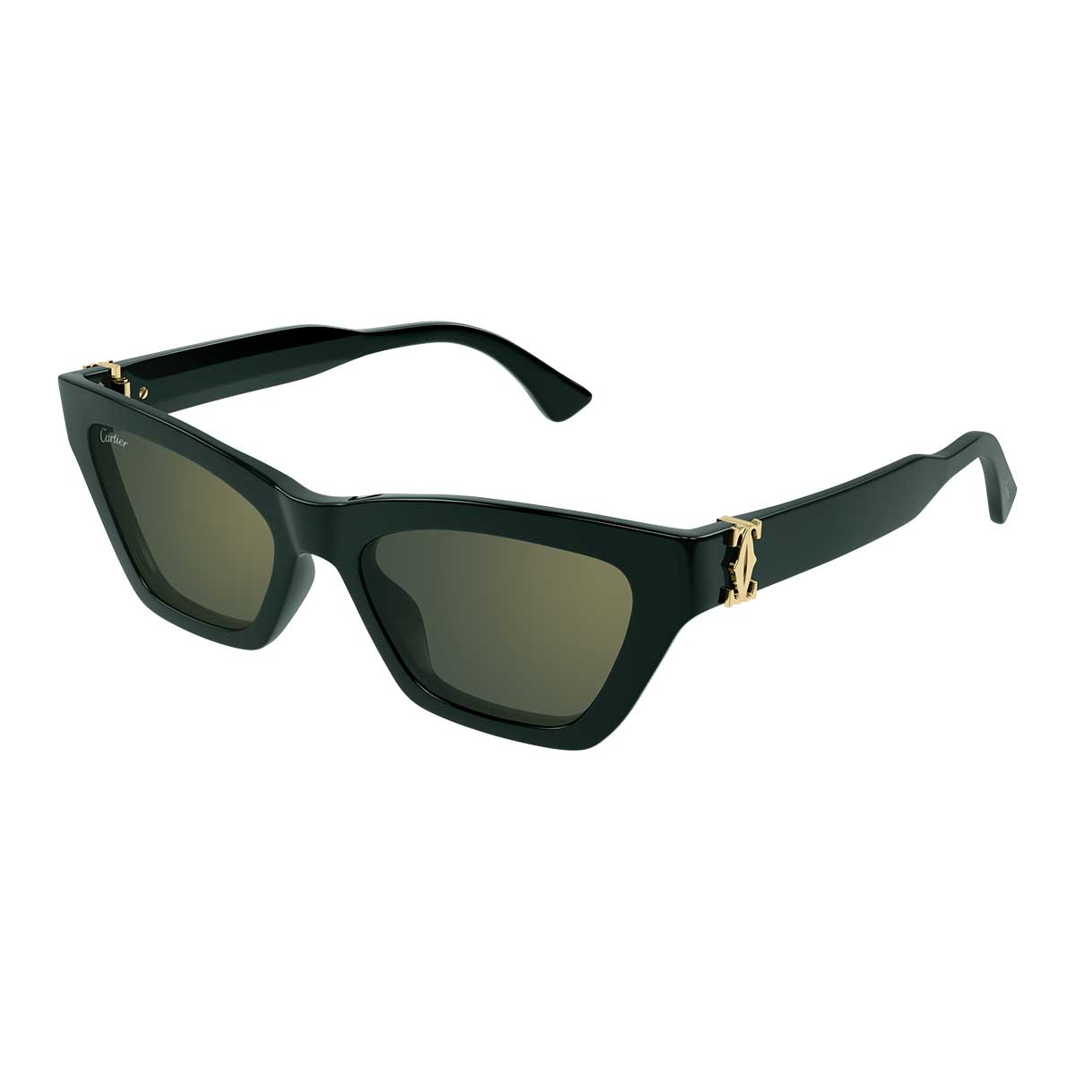 Cartier Occhiali da Sole CT0437S 003 Verde/Verde Donna 2