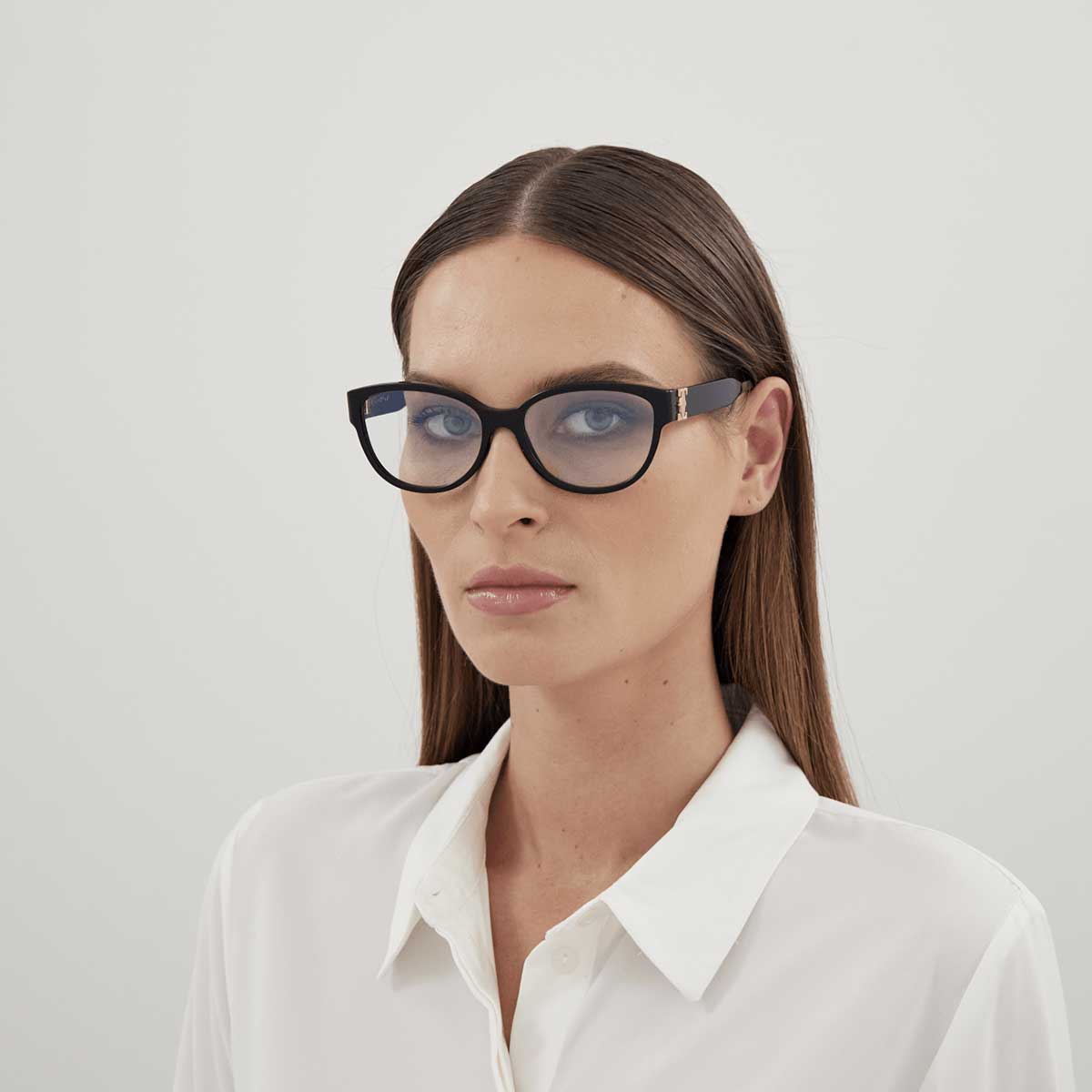 Cartier Occhiali da Sole CT0450S 001 Nero/Trasparente Donna Fotocromatici 4