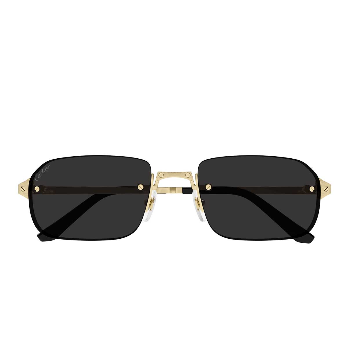 Cartier Occhiali da Sole CT0460S 001 Oro/Grigio Uomo
