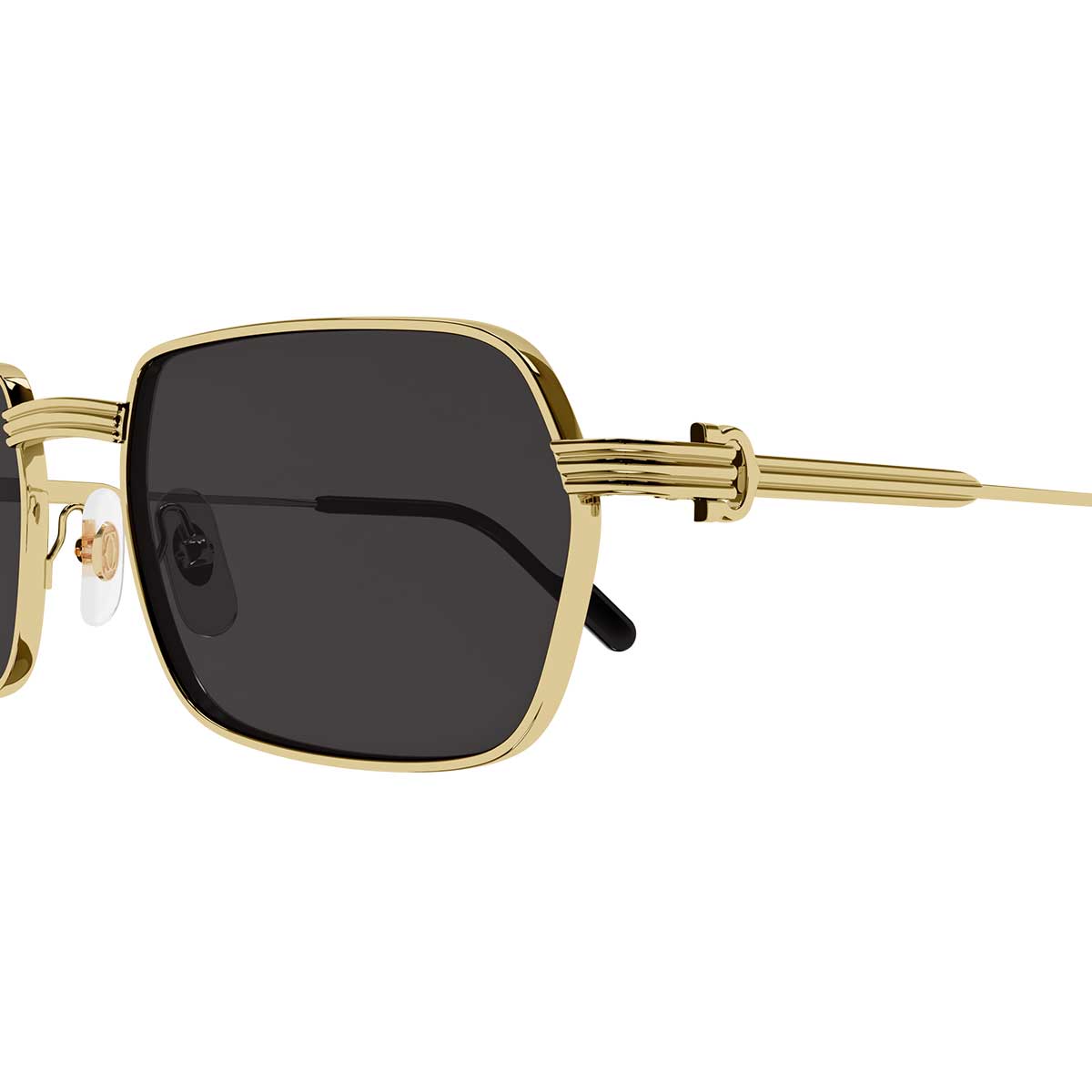 Cartier Occhiali da Sole CT0463S 001 Oro/Grigio Uomo 3