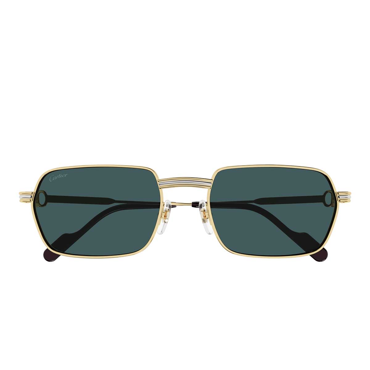 Cartier Occhiali da Sole CT0463S 002 Oro/Verde Uomo