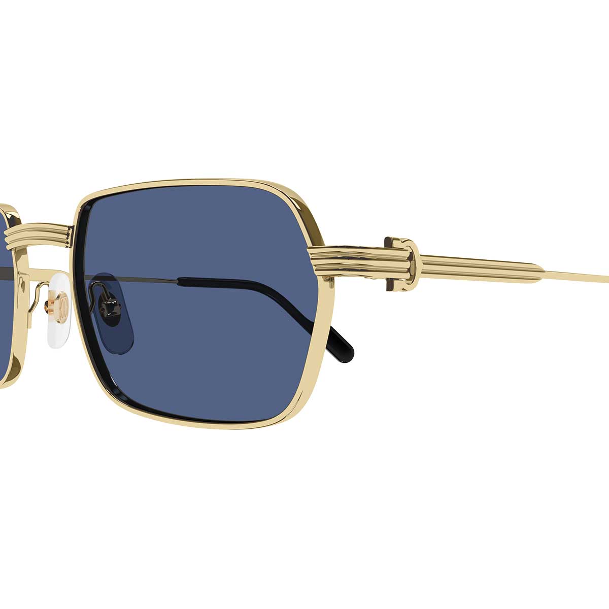 Cartier Occhiali da Sole CT0463S 003 Oro/Blu Uomo 3