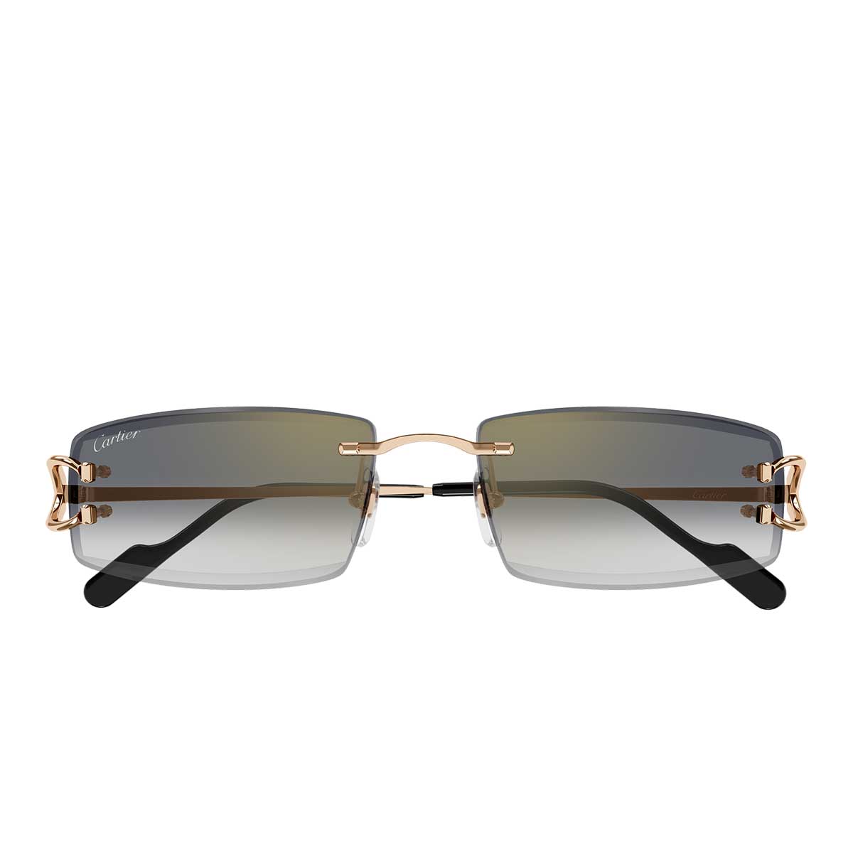 Cartier Occhiali da Sole CT0465S 009 Oro/Grigio Uomo