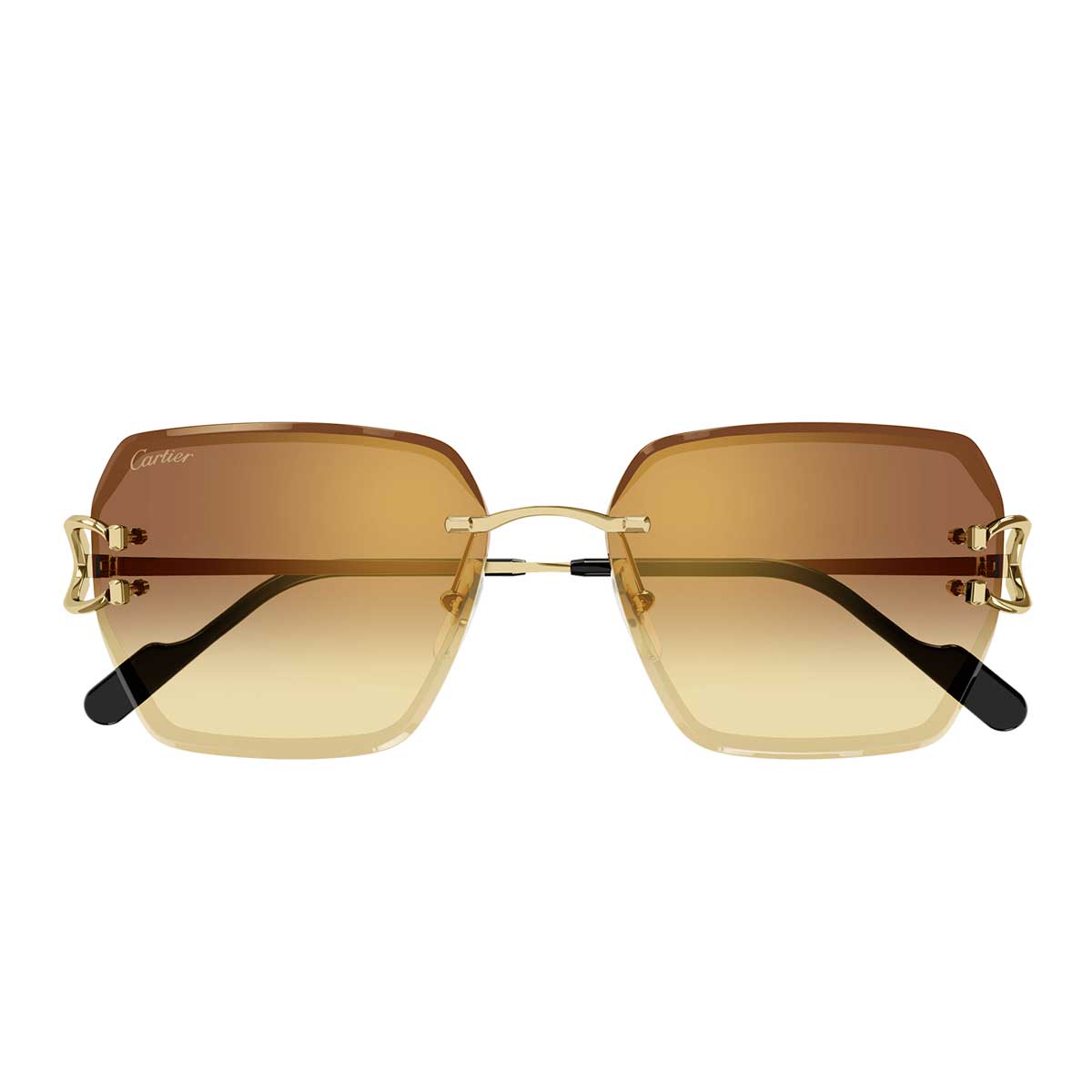 Cartier Occhiali da Sole CT0466S 004 Oro/Rosso Donna