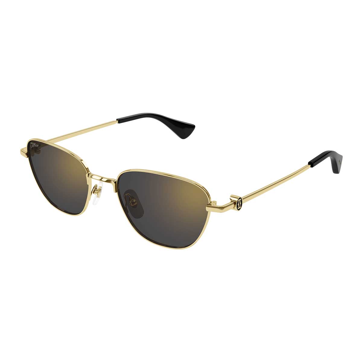 Cartier Occhiali da Sole CT0469S 001 Oro/Grigio Donna 2