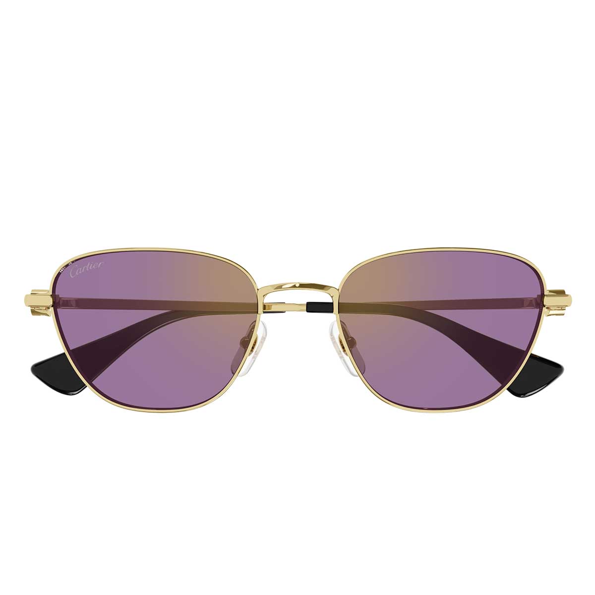 Cartier Occhiali da Sole CT0469S 004 Oro/Viola Donna