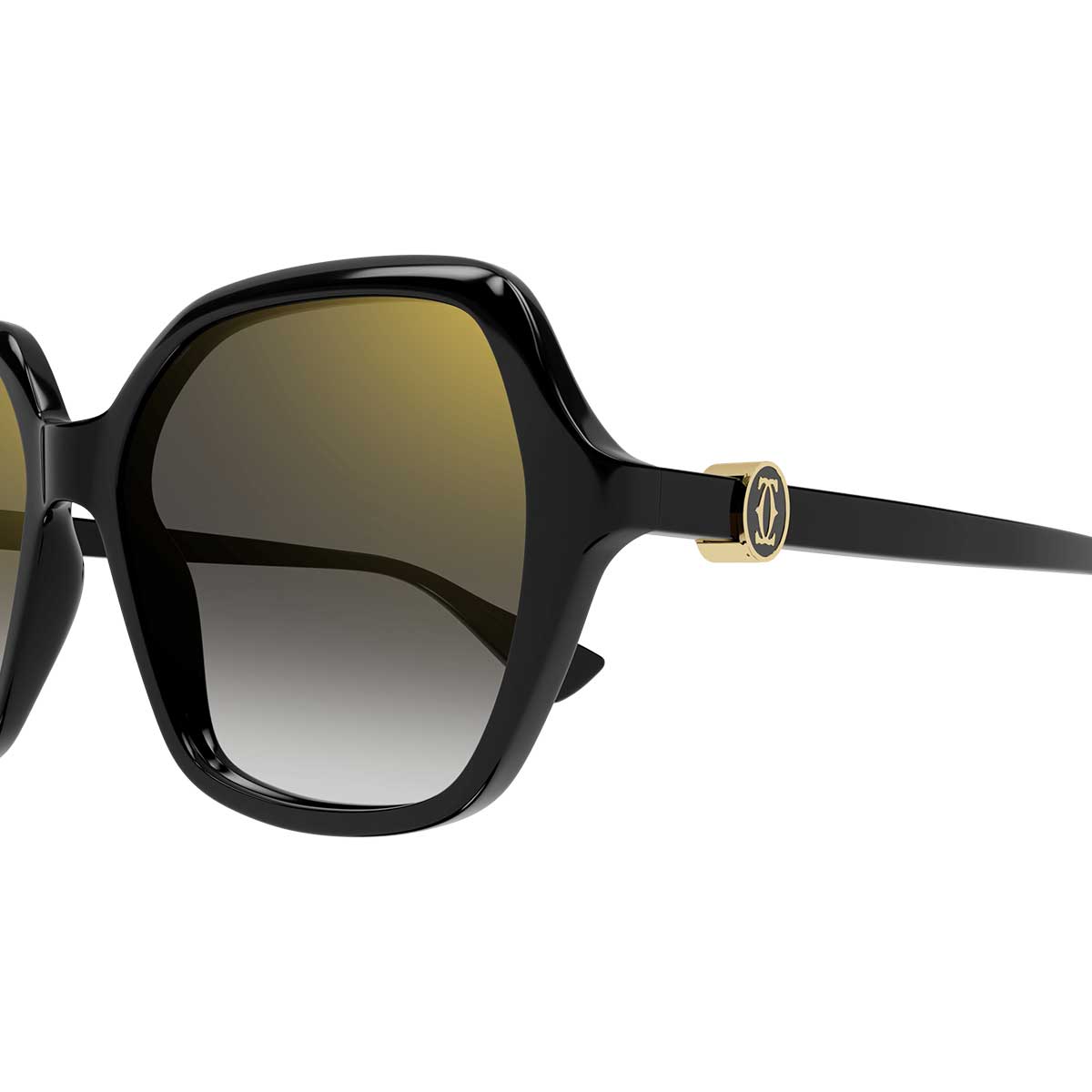 Cartier Occhiali da Sole CT0470S 001 Nero/Grigio Donna 3