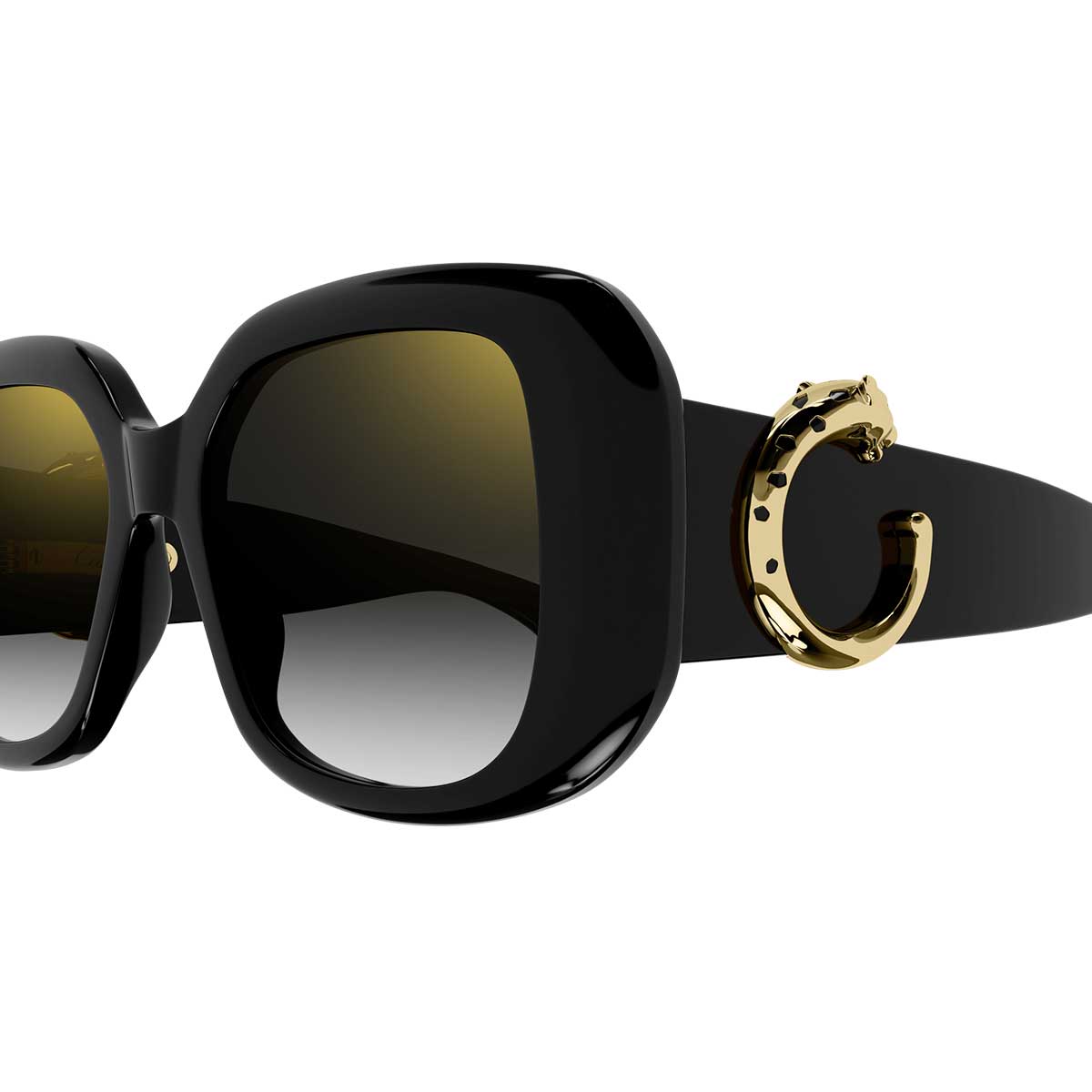Cartier Occhiali da Sole CT0471S 001 Nero/Grigio Donna 3