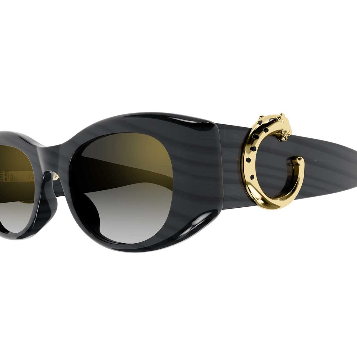 Cartier Occhiali da Sole CT0472S 003 Grigio/Grigio Donna 3