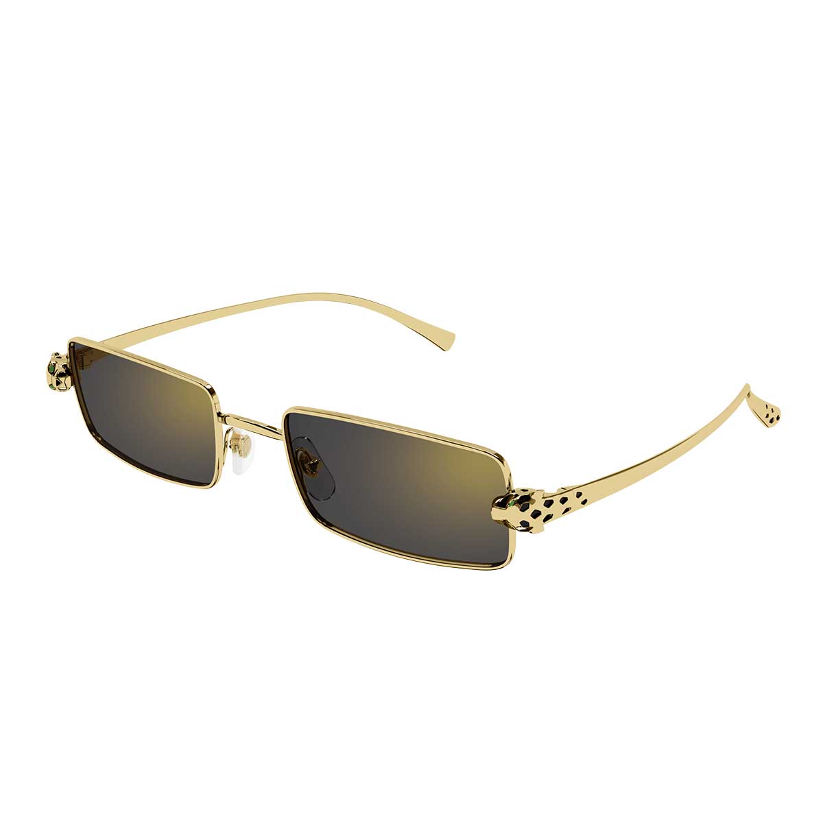 Cartier Occhiali da Sole CT0473S 001 Oro/Grigio Unisex 2