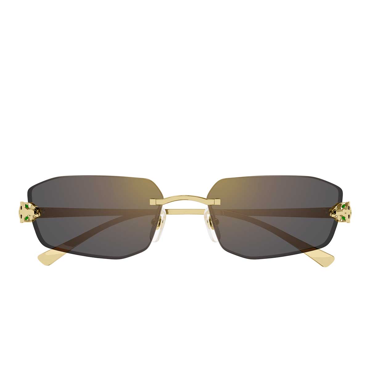 Cartier Occhiali da Sole CT0474S 001 Oro/Grigio Unisex