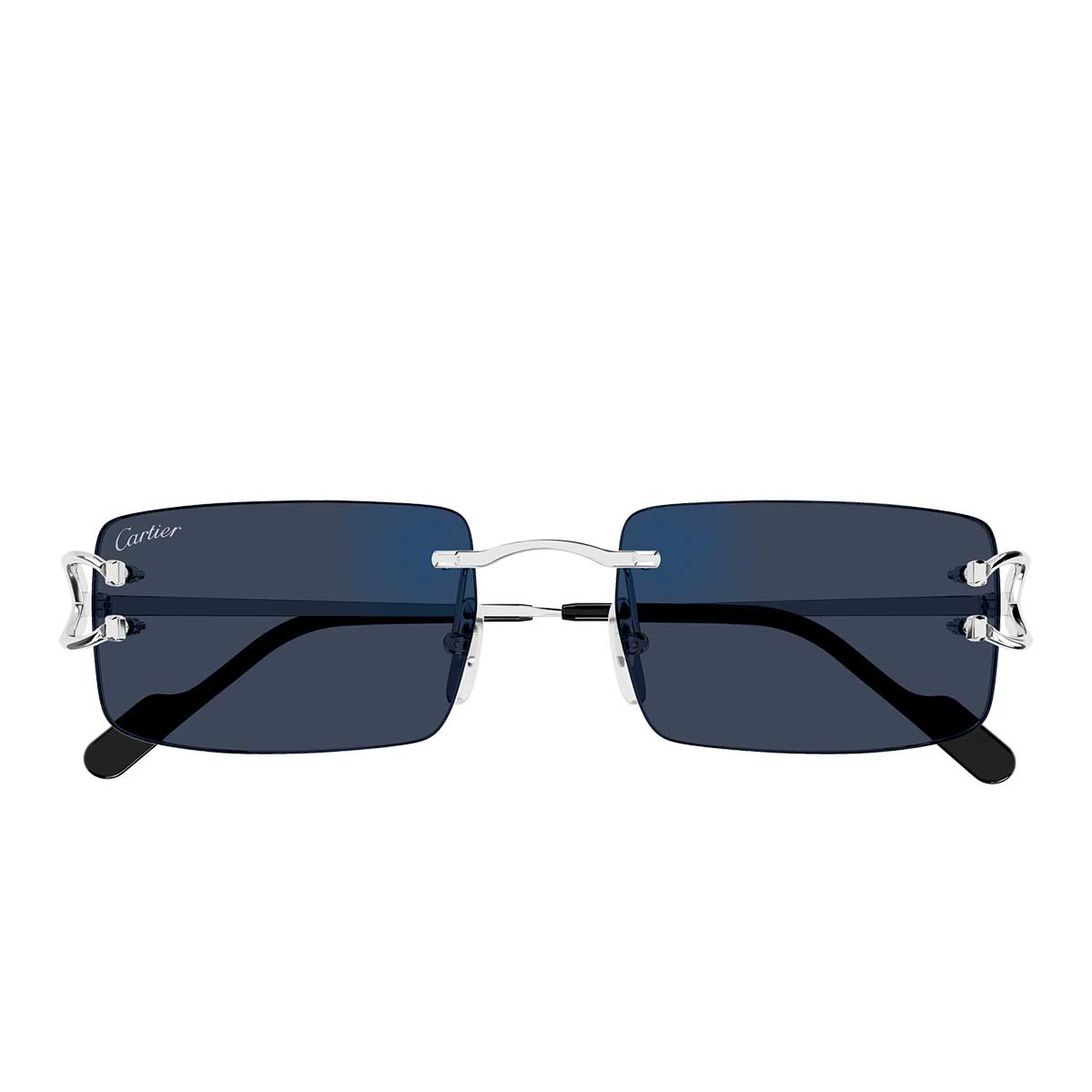 Cartier Occhiali da Sole CT0488S 001 Argento/Trasparente Uomo Fotocromatici 3