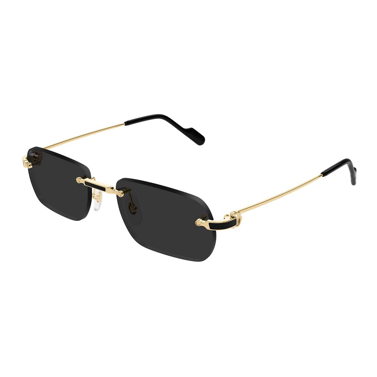 Cartier Occhiali da Sole CT0498S 001 Oro/Grigio Uomo 2