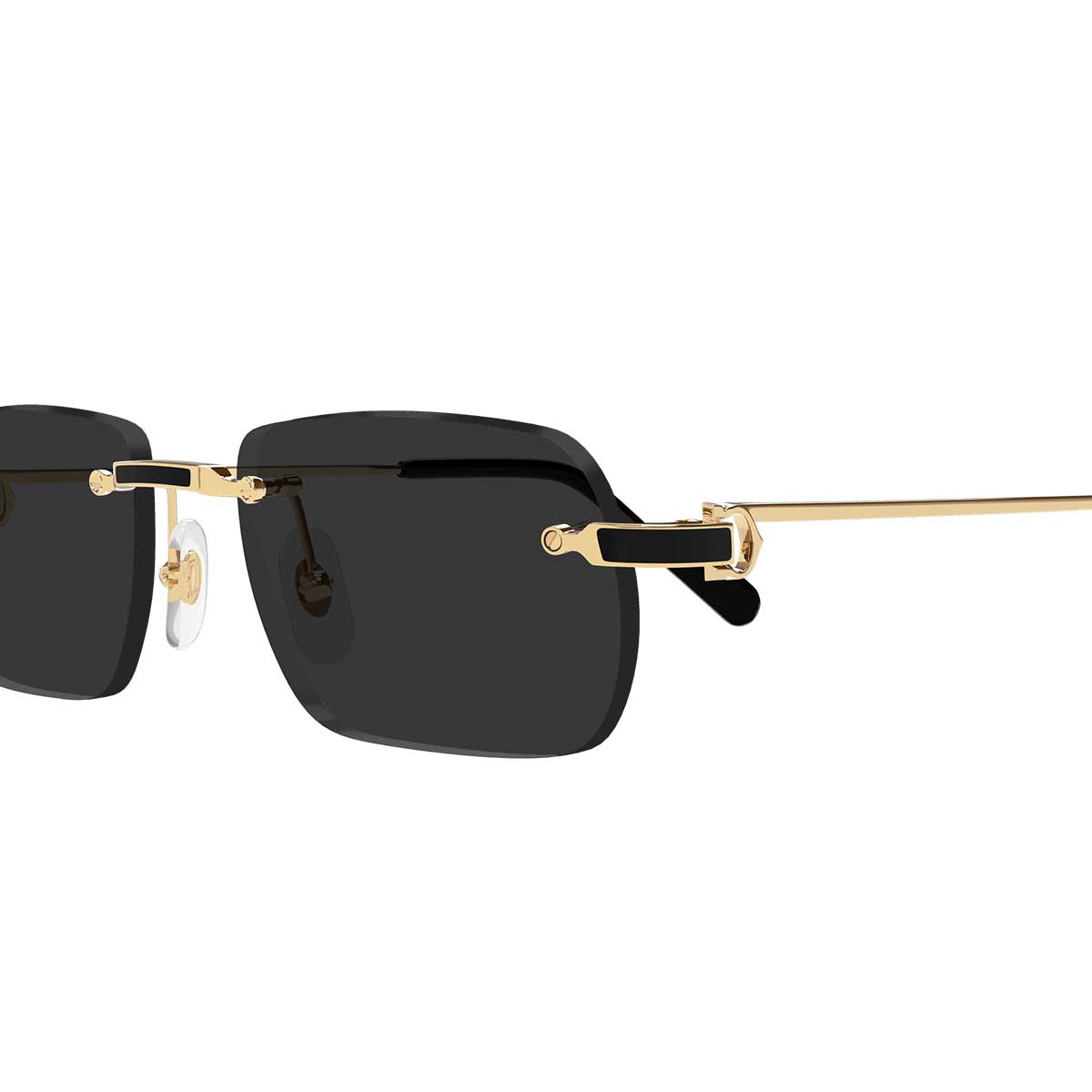 Cartier Occhiali da Sole CT0498S 001 Oro/Grigio Uomo 3