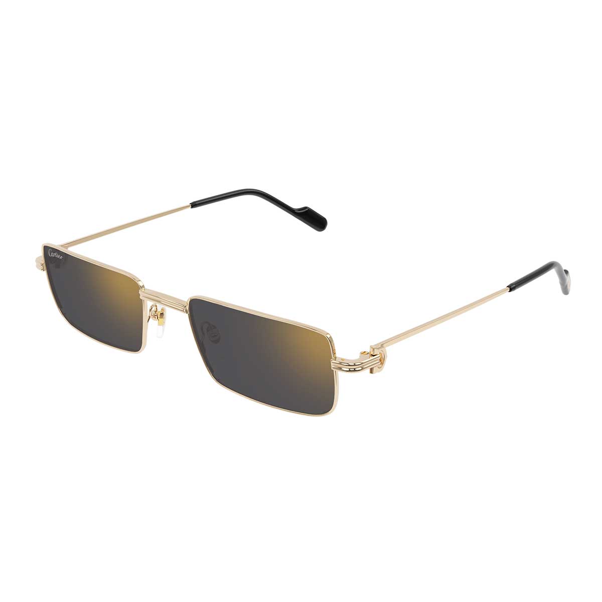Cartier Occhiali da Sole CT0501S 001 Oro/Grigio Unisex 2