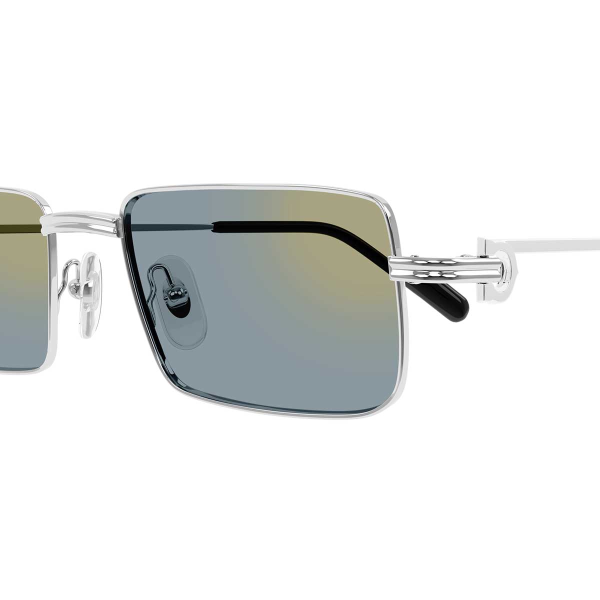 Cartier Occhiali da Sole CT0501S 007 Oro/Verde Unisex 3