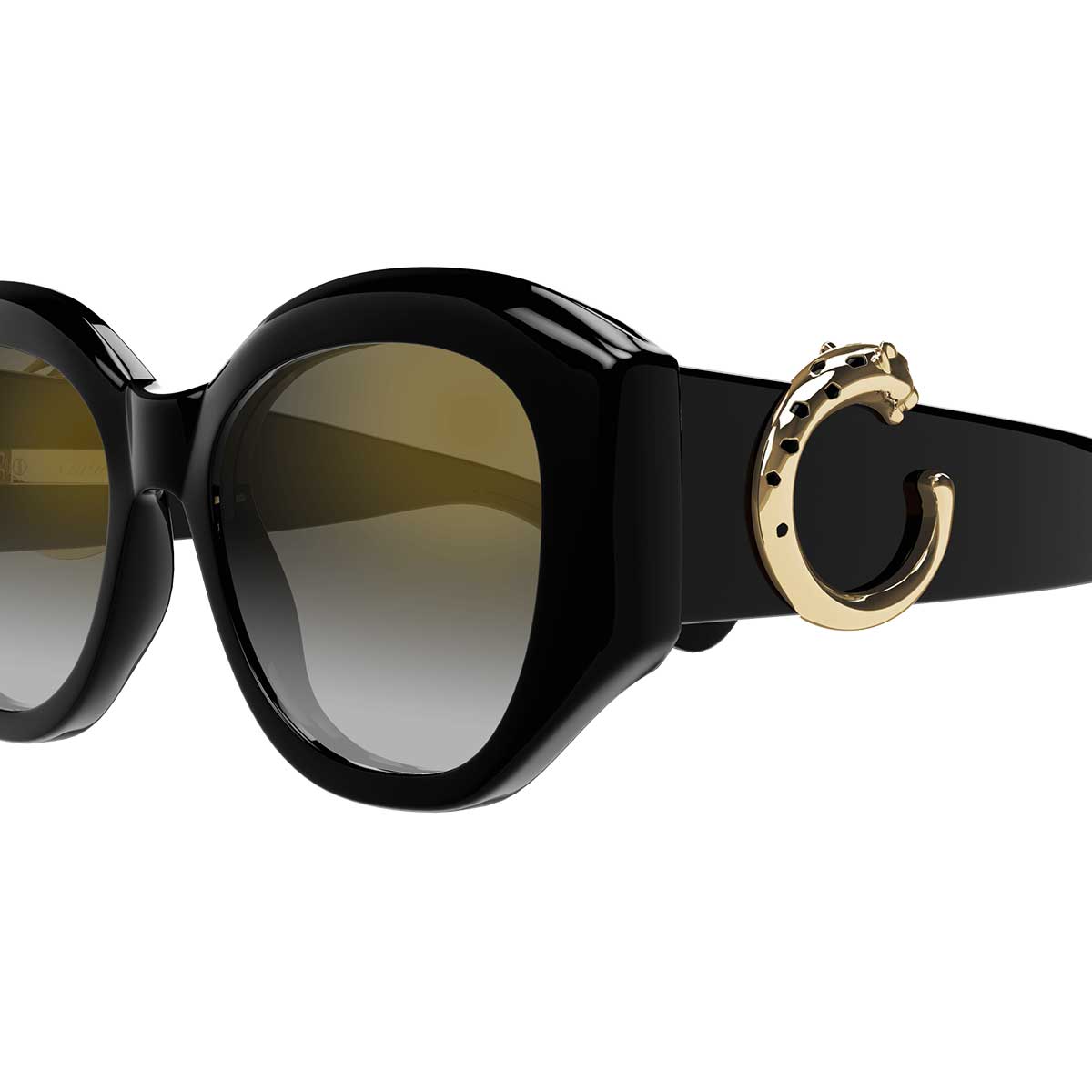 Cartier Occhiali da Sole CT0502S 001 Nero/Grigio Donna 3