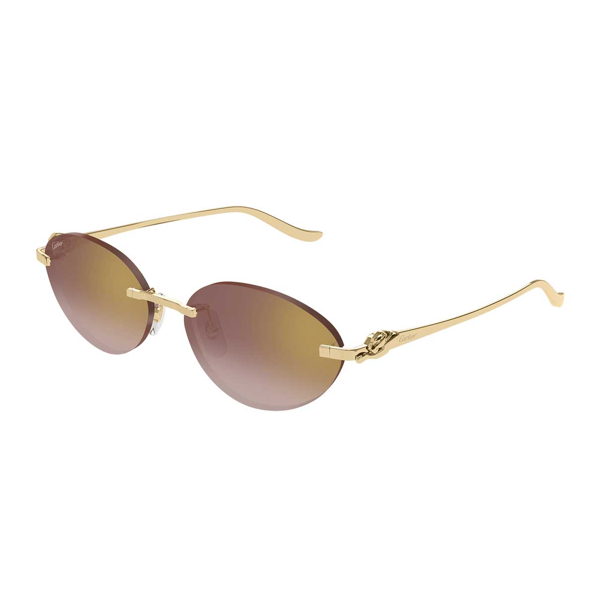 Cartier Occhiali da Sole CT0504S 002 Oro/Rosso Donna 2