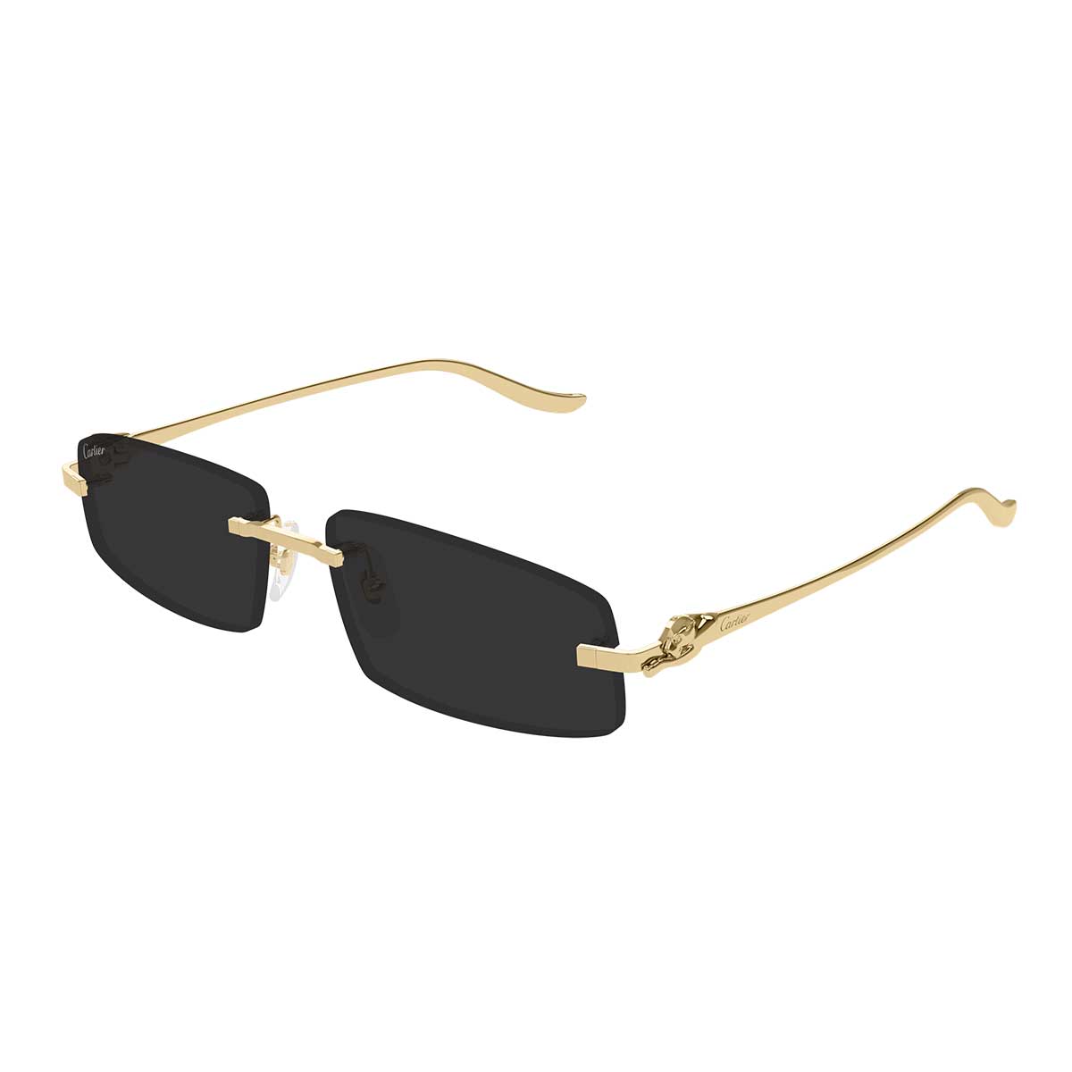 Cartier Occhiali da Sole CT0505S 001 Oro/Grigio Unisex 2