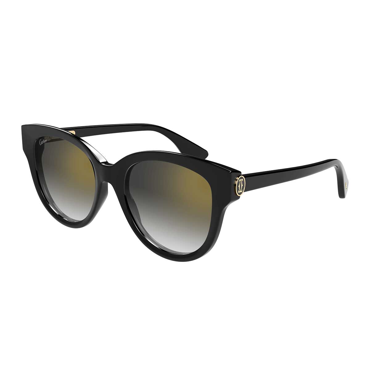Cartier Occhiali da Sole CT0506S 001 Nero/Grigio Donna 2