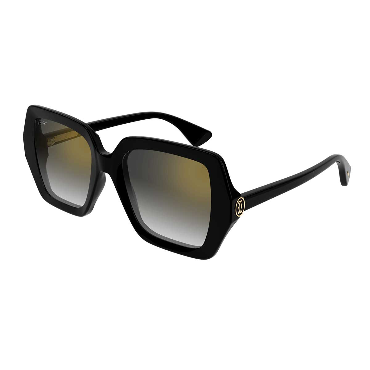 Cartier Occhiali da Sole CT0507S 001 Nero/Grigio Donna 2
