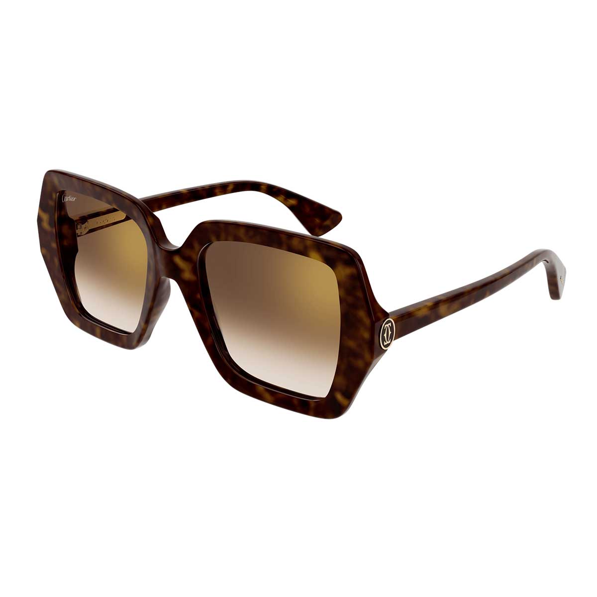 Cartier Occhiali da Sole CT0507S 002 Marrone/Marrone Donna 2
