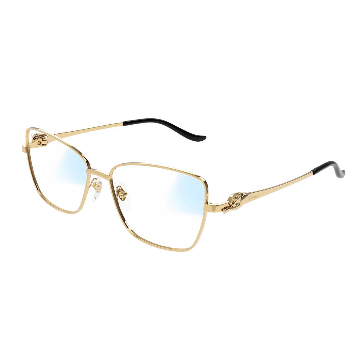 Cartier Occhiali da Sole CT0523S 001 Oro/Trasparente Donna Fotocromatici 4