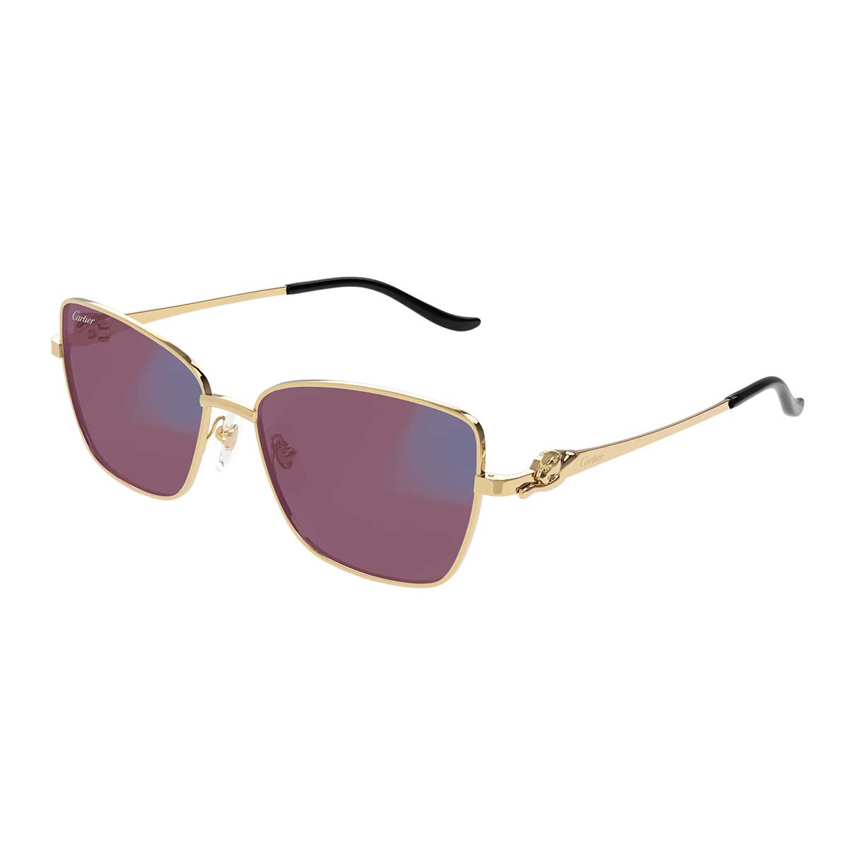 Cartier Occhiali da Sole CT0523S 001 Oro/Trasparente Donna Fotocromatici 6