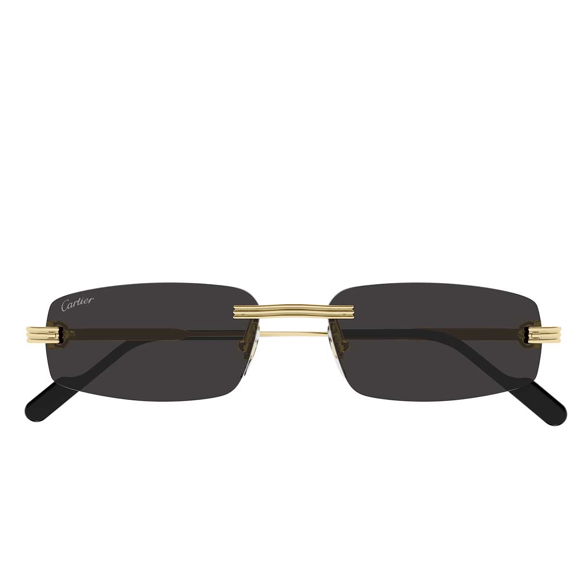 Cartier Occhiali da Sole CT0535S 001 Oro/Grigio Uomo
