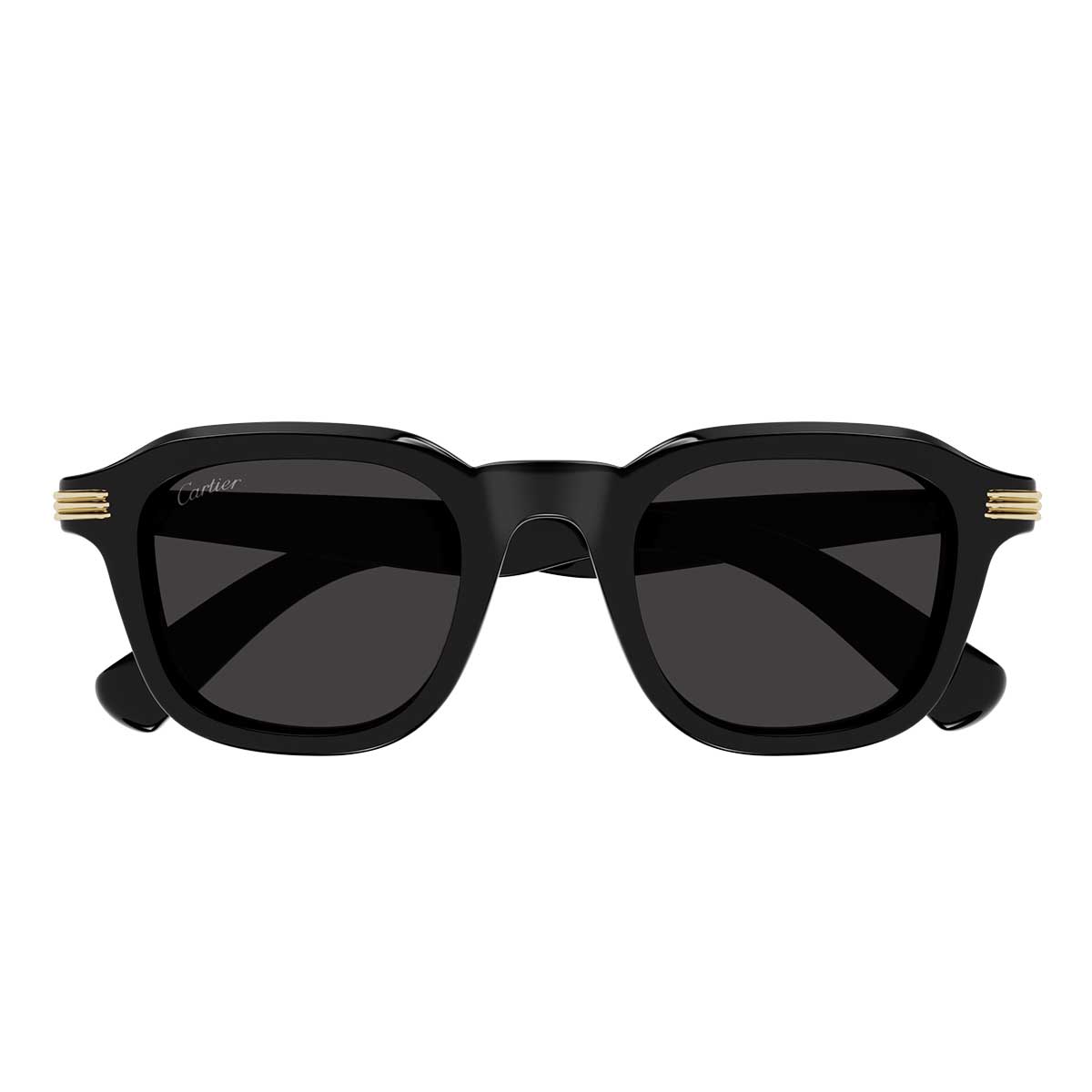 Cartier Occhiali da Sole CT0536S 001 Nero/Grigio Uomo