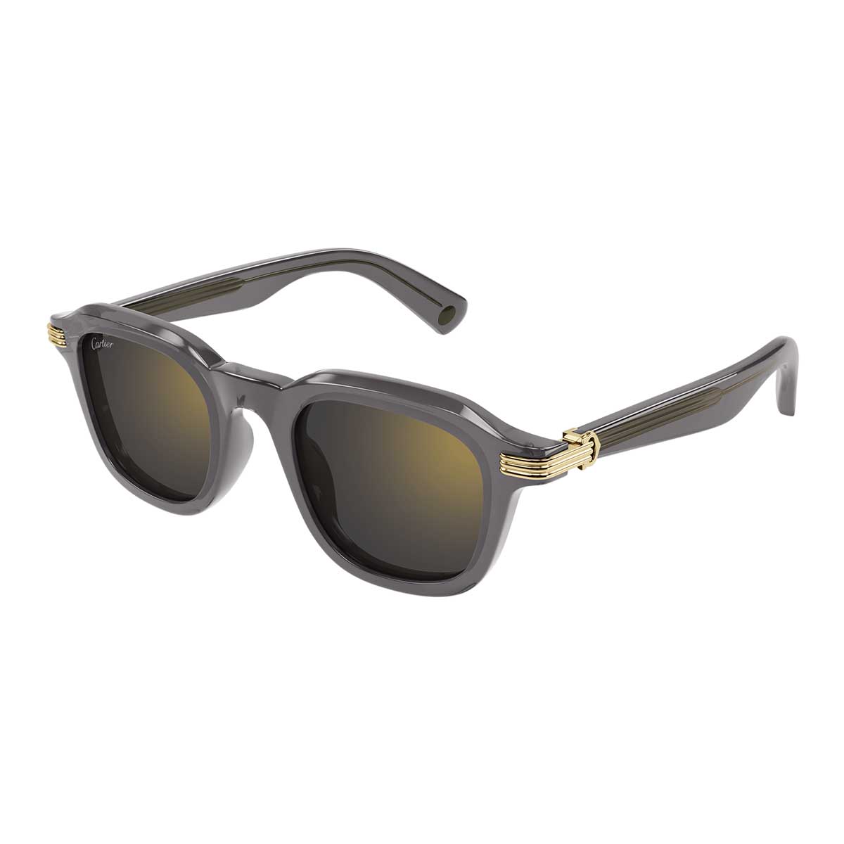 Cartier Occhiali da Sole CT0536S 003 Grigio/Grigio Uomo 2