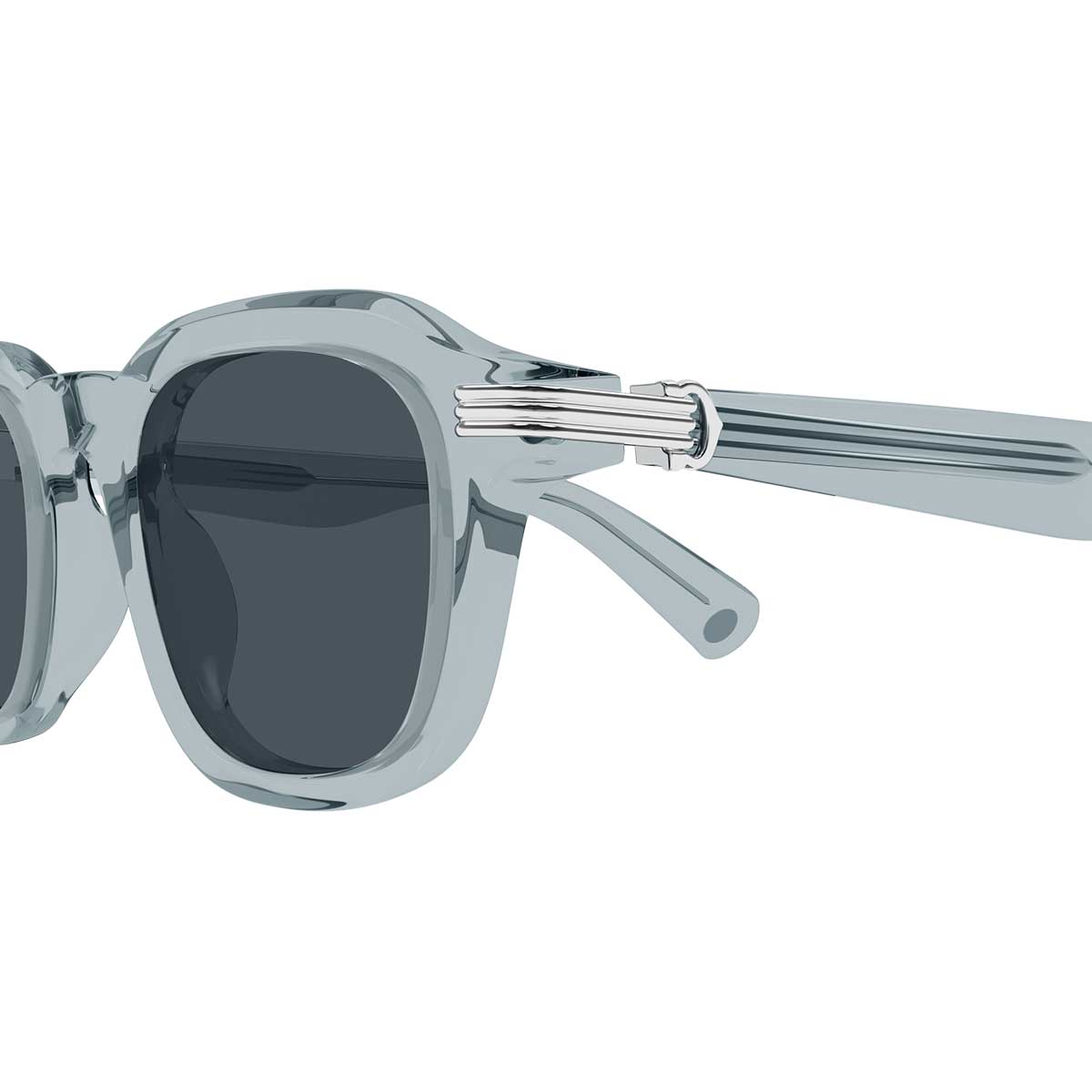 Cartier Occhiali da Sole CT0536S 004 Azzurro/Grigio Uomo 3