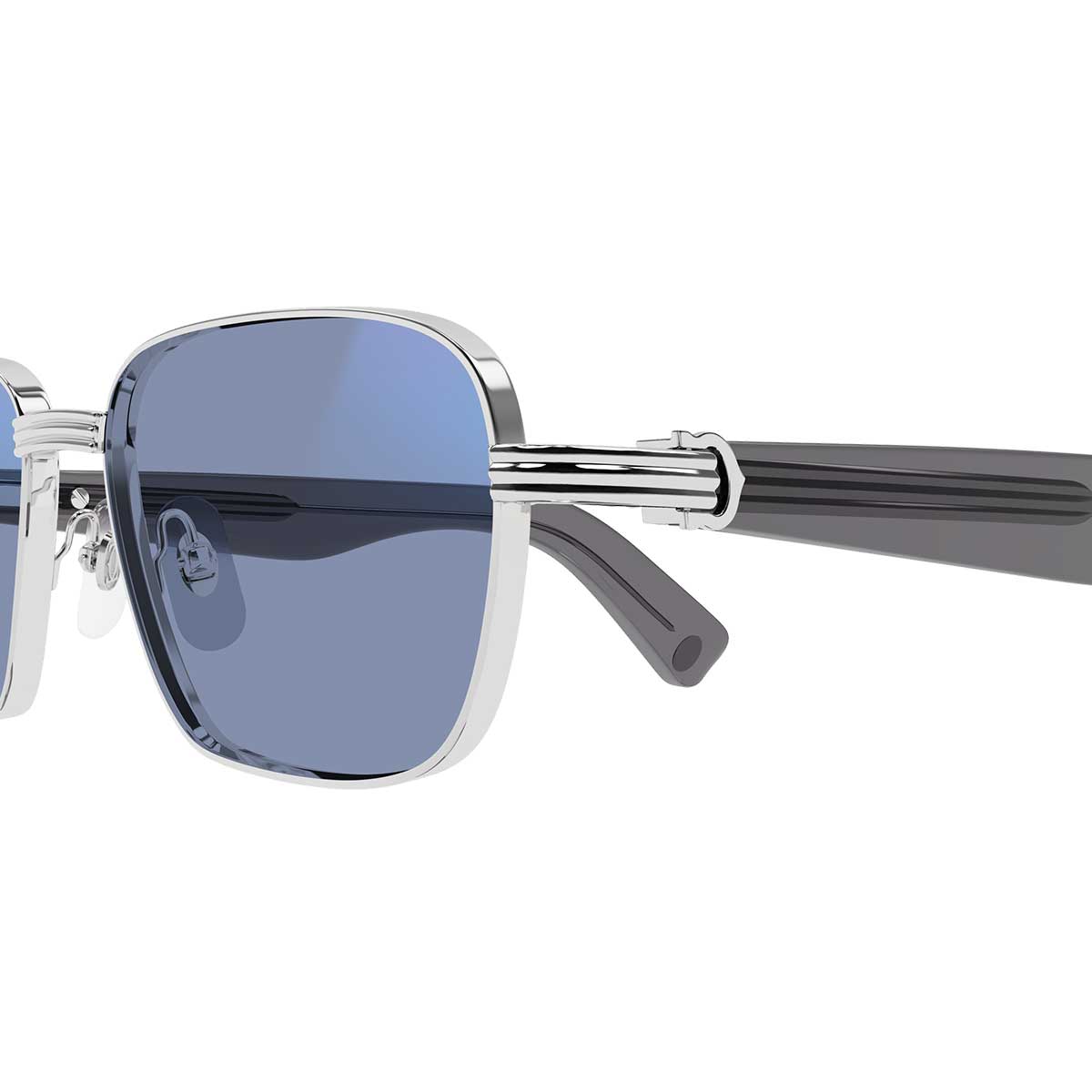 Cartier Occhiali da Sole CT0538S 010 ArgentoGrigio/Trasparente Uomo Fotocromatici 8