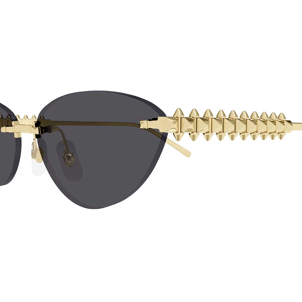 Cartier Occhiali da Sole CT0543S 002 Oro/Grigio Fumo Donna 3