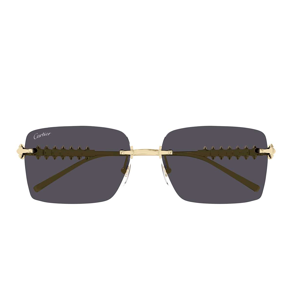 Cartier Occhiali da Sole CT0545S 002 Oro/Grigio Fumo Donna