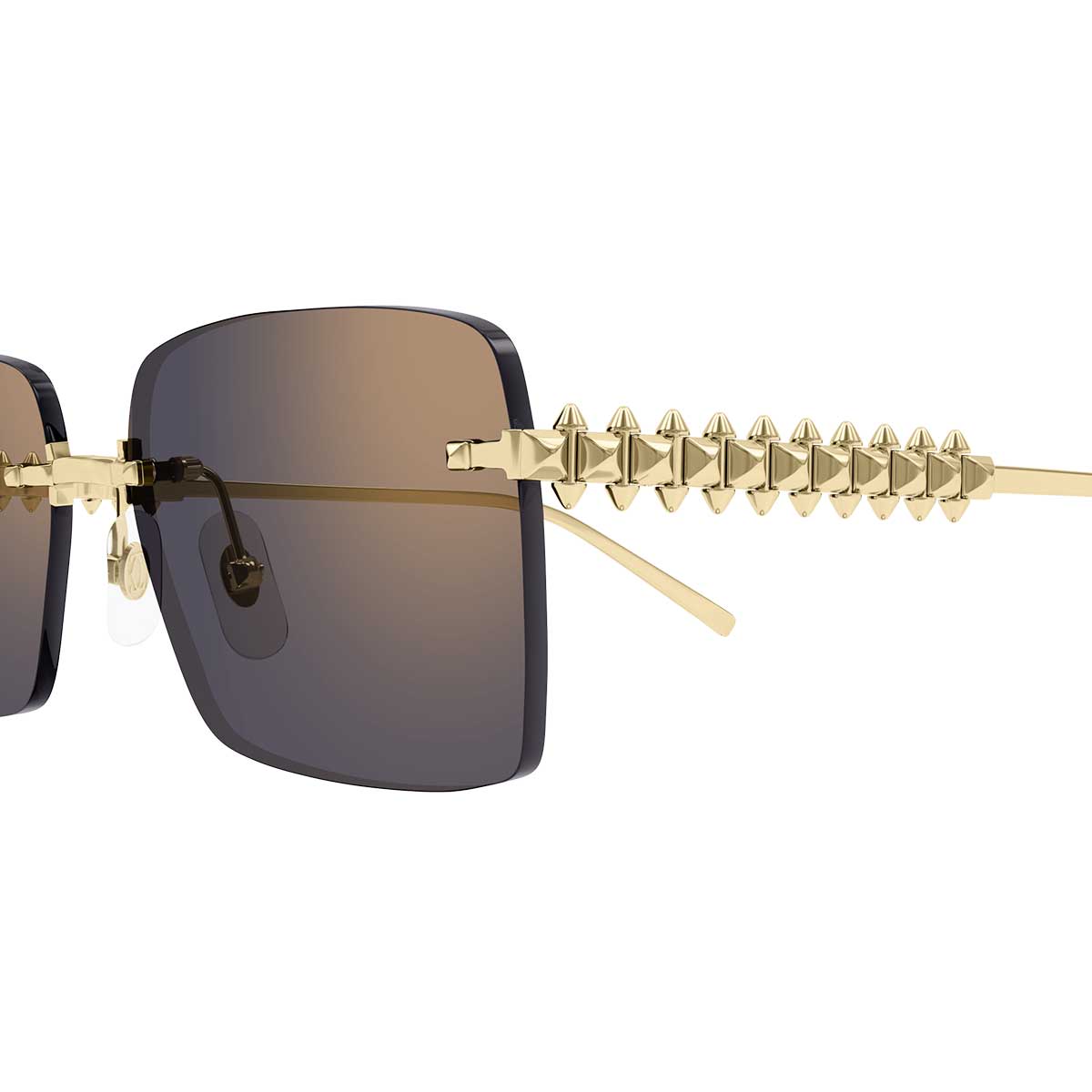Cartier Occhiali da Sole CT0545S 003 Oro/Rosa Donna 3