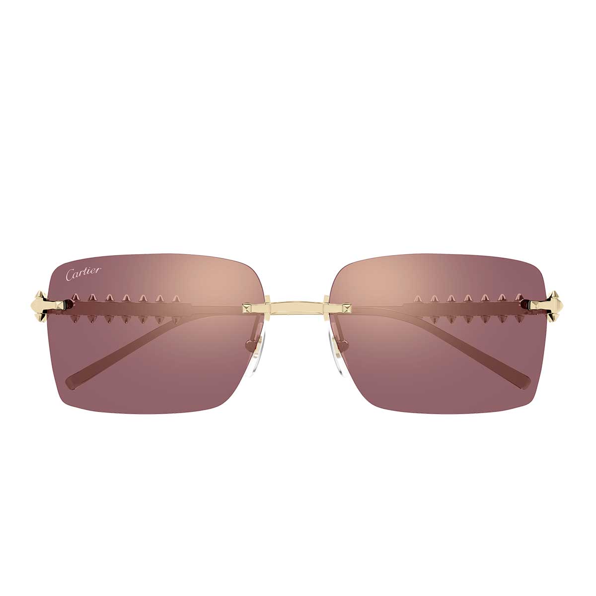 Cartier Occhiali da Sole CT0545S 004 Oro/Rosa Donna